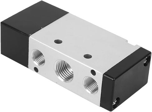 Pneumatic Control Valve, 2-Position 5-Way Pneumatic Control Valve Air Valve Aluminum Alloy for Mechanical, electronic component foot switches (4A410-15 G1/2") in Saudi Arabia