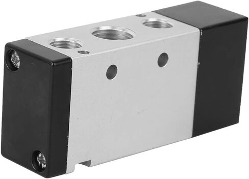 Pneumatic Control Valve, 2-Position 5-Way Pneumatic Control Valve Air Valve Aluminum Alloy for Mechanical, electronic component foot switches (4A410-15 G1/2") in Saudi Arabia