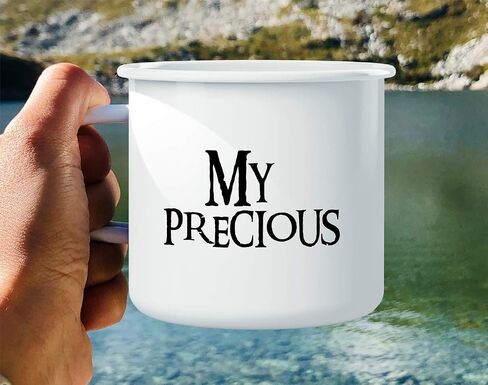 كوب قهوة من Retreez My Precious Coffee Tea 16 أونصة مصنوع من الفولاذ المقاوم للصدأ معدني للتخييم وإشعال النار - هدية عيد ميلاد ملهمة تحفيزية ساخرة مضحكة لصديق وزميل العمل والأخت والأخ والأب والأم in Saudi Arabia