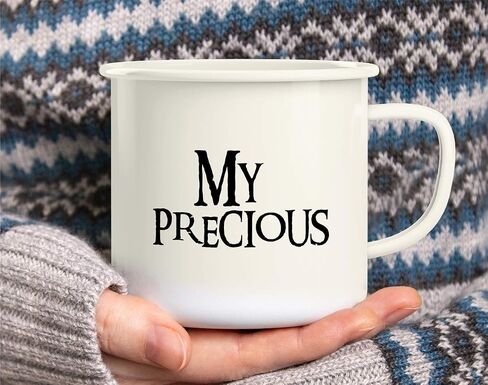 كوب قهوة من Retreez My Precious Coffee Tea 16 أونصة مصنوع من الفولاذ المقاوم للصدأ معدني للتخييم وإشعال النار - هدية عيد ميلاد ملهمة تحفيزية ساخرة مضحكة لصديق وزميل العمل والأخت والأخ والأب والأم in Saudi Arabia