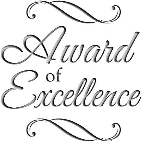 Award of Excellence Crystal Trophy, 6.75" Custom Excellence Award Gift with Engraving Included Prime in Saudi Arabia