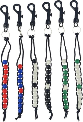 3/6/10/15 Pack Golf Bead Counter Golf Stroke Counter Golf Counter with Clip in Kuwait