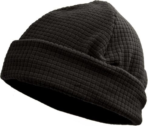 M MCGUIRE GEAR Grid Fleece Cap Beanie Polyester Winter Sports Extreme Cold Weather Outdoor Activity, One Size Made in USA in Saudi Arabia