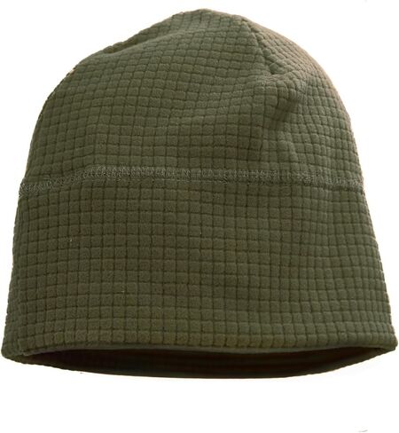 M MCGUIRE GEAR Grid Fleece Cap Beanie Polyester Winter Sports Extreme Cold Weather Outdoor Activity, One Size Made in USA in Saudi Arabia