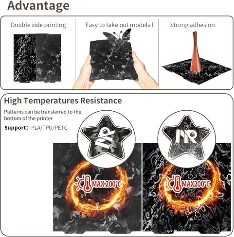 ترقية لوحة بناء Prusa XL مزدوجة الجوانب ناعمة PEF+PED لوح فولاذي زنبركي 365x365 مم سرير طباعة سطح مرن قابل للإزالة لطابعة Prusa ثلاثية الأبعاد in Kuwait