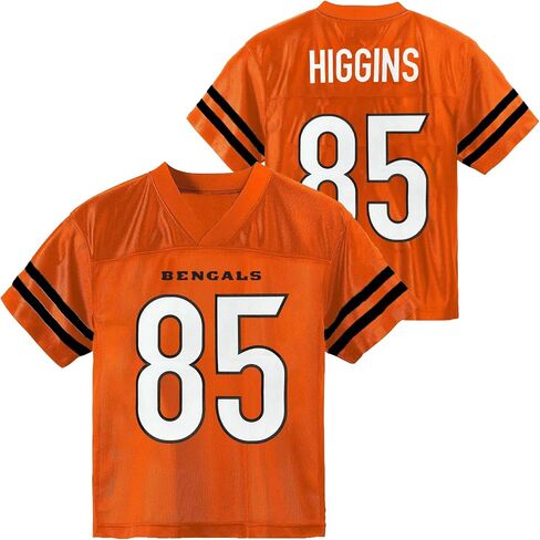 تي شيرت خارجي Higgins Cincinnati Bengals #85 برتقالي للأطفال الشباب 8-20 قميص لاعب بديل بديل in Saudi Arabia