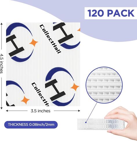 واقيات شحن بطاقات التداول 120 حزمة 3.5 بوصة × 4.5 بوصة مع شريط لفة واحد، مستلزمات شحن بطاقات التداول، حشوات بلاستيكية فائقة القوة مسبقًا لبطاقات البريد in Kuwait