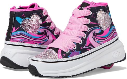 HEELYS Girl's Veloz Chi (طفل صغير/طفل كبير/بالغ) أسود/وردي 8 طفل كبير (سيدات 9) M in Saudi Arabia