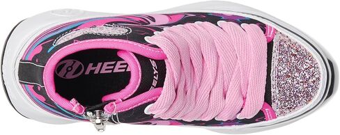 HEELYS Girl's Veloz Chi (طفل صغير/طفل كبير/بالغ) أسود/وردي 8 طفل كبير (سيدات 9) M in Saudi Arabia