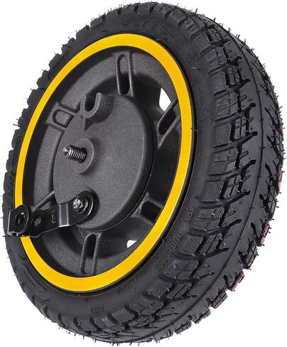 60/70-6.5 10-inch Explosion-proof Tubeless Tire + 10" Heavy Duty Butyl Rubber inner Tube Replace for Segway Ninebot Max G30 G30LP G30E Electric Kick Scooter Tyre Wheel Parts (tire x2) in Saudi Arabia