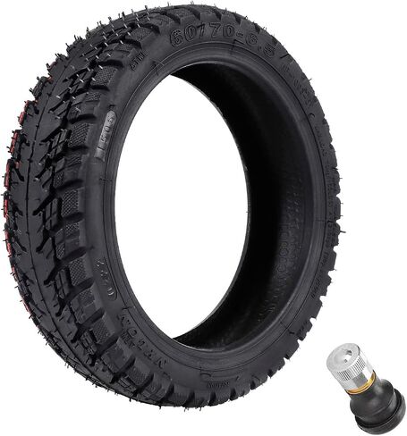 60/70-6.5 10-inch Explosion-proof Tubeless Tire + 10" Heavy Duty Butyl Rubber inner Tube Replace for Segway Ninebot Max G30 G30LP G30E Electric Kick Scooter Tyre Wheel Parts (tire x2) in Saudi Arabia