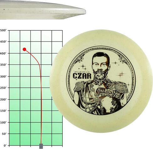 Infinite Discs Czar Metal Flake C-Blend Glow | Disc Golf Distance Driver in Saudi Arabia