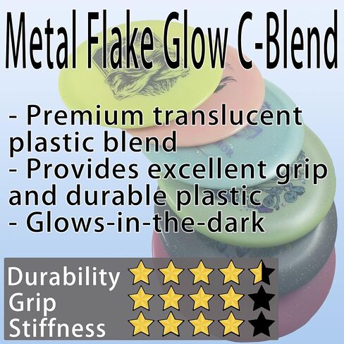 Infinite Discs Czar Metal Flake C-Blend Glow | Disc Golf Distance Driver in Saudi Arabia