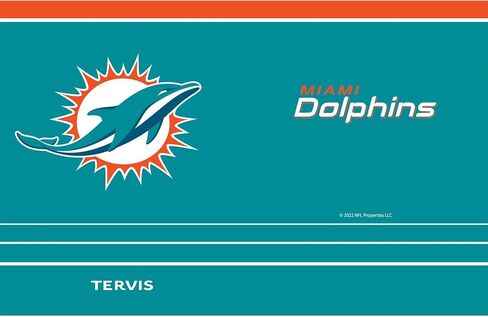 Tervis NFL Miami Dolphins-MVP Insulated Tumbler, 20oz, Stainless Steel in Saudi Arabia