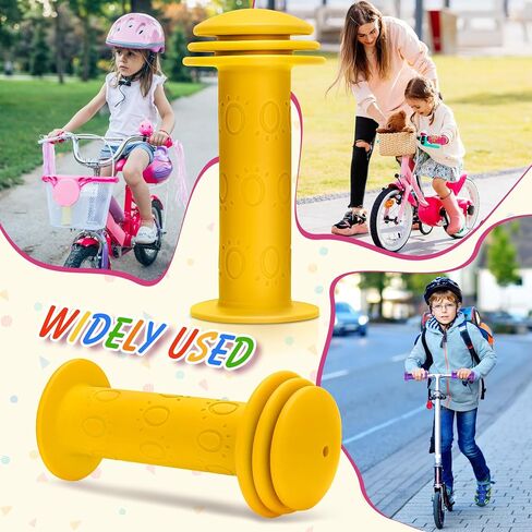 Bike Handle Grips - Non-Slip Rubber Bicycle Handlebar Grips for Kids Girls Boys Bikes,Mountain Bikes,Road Bikes,Beach Cruiser Bikes,Scooters in Saudi Arabia