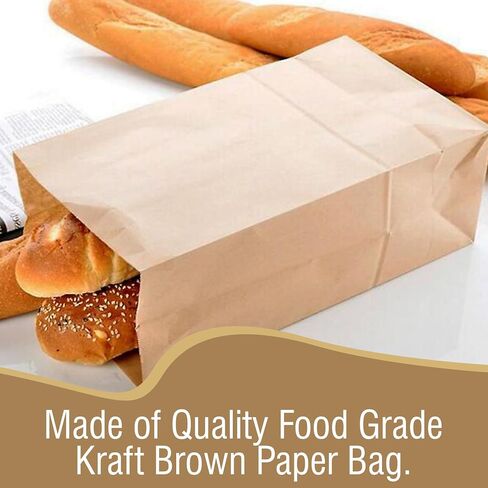 Perfect Stix - Brown Bag 4-100 4lb Brown Paper Lunch Bags - Pack of 100ct in Saudi Arabia