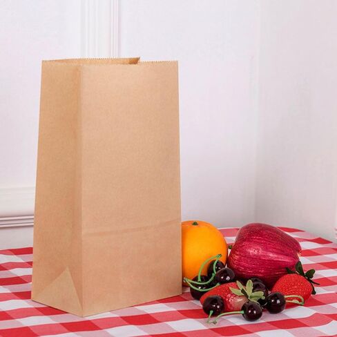 Perfect Stix - Brown Bag 4-100 4lb Brown Paper Lunch Bags - Pack of 100ct in Saudi Arabia