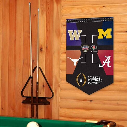 2023 CFP Playoff 4 Teams College Football Banner in Saudi Arabia
