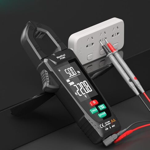 مقياس المشبك الرقمي True RMS Multimeter 6000 عدد اختبار الجهد الكهربي، نطاق تلقائي، يقيس الجهد الحالي، درجة الحرارة، السعة، الثنائيات المقاومة، استمرارية التردد، الإضاءة الخلفية، أدوات كهربائية in Saudi Arabia