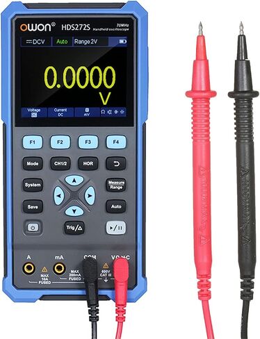OWON 3 in 1 HDS272S Handheld Digital Oscilloscope 70MHz 2 Channels Digital True-RMS Multimeter (Owon HDS272S) in Saudi Arabia