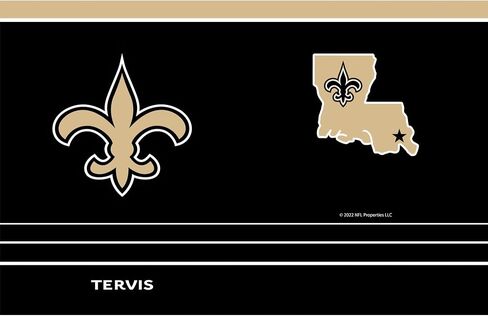 Tervis Traveller NFL New Orleans Saints - كوب سفر MVP ثلاثي الجدران معزول يحافظ على المشروبات باردة وساخنة، 20oz، من الفولاذ المقاوم للصدأ in Saudi Arabia