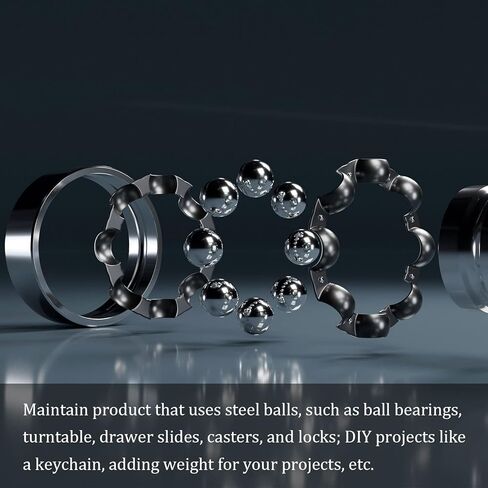 10pcs Precision Balls - [3/8"] 440C Stainless Steel for Bearings Use, Solid in Saudi Arabia