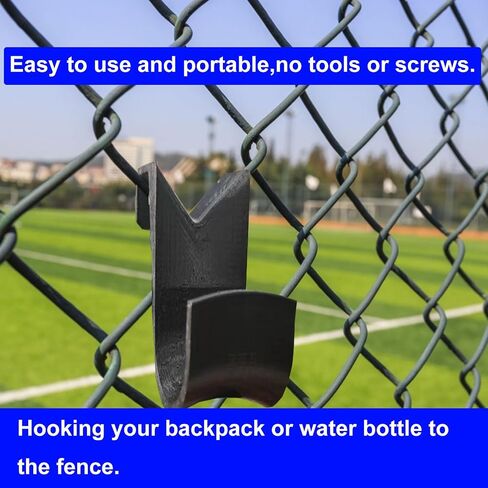 PIAOLGYI Fence Hook for Pickleball Baseball Tennis Fence Buddy,Fence Hanger Storage for Water Bottles,Backpacks,Sports Bags in Saudi Arabia