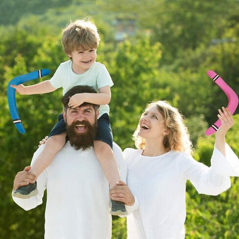 ArtCreativity Boomerangs، مجموعة من 2، Boomerangs الكلاسيكية العائدة في مجموعة متنوعة من الألوان، ألعاب ممتعة في الهواء الطلق للتخييم، الفناء الخلفي، نزهة، أفضل فكرة هدية للبنين والبنات in Saudi Arabia