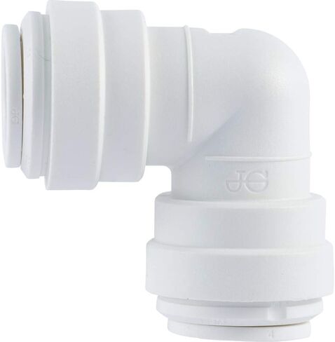 كوع دفع بلاستيكي من جون جيست PP0312WP، 3/8 بوصة، أبيض in Kuwait