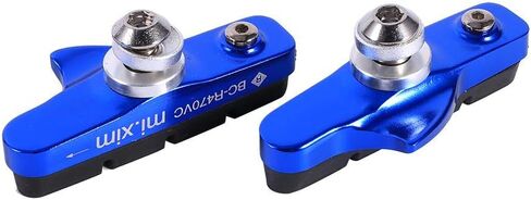 Tbest الطريق الفرامل وسادة كتل MTB BMX الدراجة الجبلية V الفرامل منصات الفرامل كتل 2PCS سبائك الألومنيوم الطريق أحذية الفرامل درج نمط الفرامل منصات للدراجات الجبلية الدراجات in Saudi Arabia