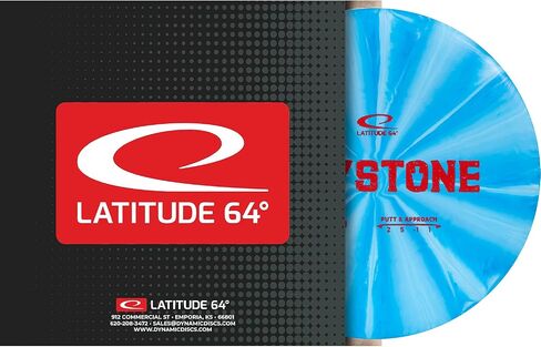 Latitude 64 Retro Burst Keystone Disc Golf Putter، ألعاب عائلية تفاعلية في الهواء الطلق، قرص جولف فريسبي للرجال والنساء وقرص النهج، 175 جم+، قد يختلف لون ختم القرص ونمط الاندفاع in Saudi Arabia