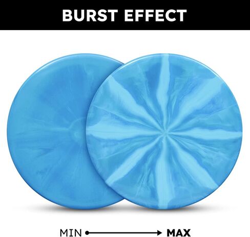 Latitude 64 Retro Burst Keystone Disc Golf Putter، ألعاب عائلية تفاعلية في الهواء الطلق، قرص جولف فريسبي للرجال والنساء وقرص النهج، 175 جم+، قد يختلف لون ختم القرص ونمط الاندفاع in Saudi Arabia