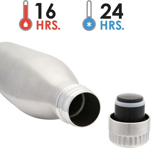VAST HydraCore Vastigo Sweat-Free Stainless Steel Reusable Water Bottle (17 oz.) Vacuum Insulated Copper Lined Double-Wall | Keeps Liquids Cold for 24 hrs, Hot for 16 hrs in Saudi Arabia