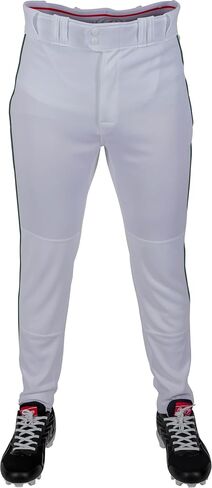 Rawlings Men's Pro 150 Series Baseball Pant | Jogger Fit | Youth Sizes | Solid & Piped Options in Saudi Arabia