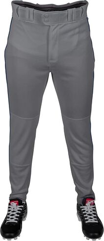 Rawlings Men's Pro 150 Series Baseball Pant | Jogger Fit | Youth Sizes | Solid & Piped Options in Saudi Arabia