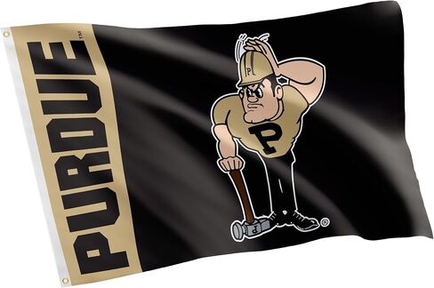 Desert Cactus Purdue University Flag Boilermakers Flags Banners 100% Polyester Indoor Outdoor 3x5 Flag (Style Team Name 2) in Saudi Arabia