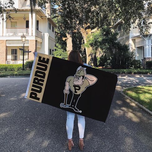 Desert Cactus Purdue University Flag Boilermakers Flags Banners 100% Polyester Indoor Outdoor 3x5 Flag (Style Team Name 2) in Saudi Arabia