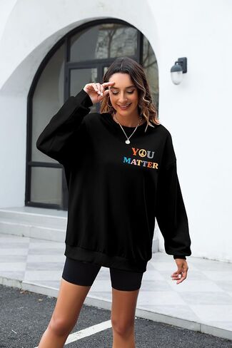 FASHGL سترة الصحة العقلية للنساء 988 لمنع الانتحار بلوفر علوي مضحك المعالج النفسي ملابس علوية بأكمام طويلة in Kuwait