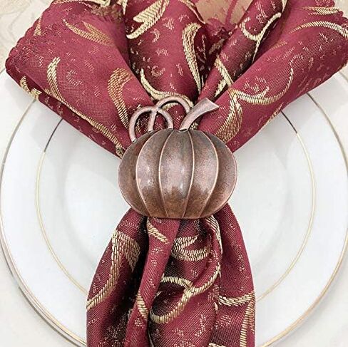 Easter Napkin Rings Set of 6 Holder with Bunny Ear Alloy Rhinestones Holders for Wedding Party Holiday Banquet Dinner Delicate Serviette Buckles Decor Favor (Bunny Ear-6pcs) in Kuwait