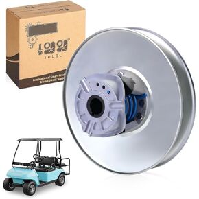 10L0L Golf Cart Torque Driven Clutch Compatible with Club Car DS & Precedent 4-Cycle Gas (97-15), Carryall Turf XRT (97-up), Pioneer (01-04), 4-Cycle Gas Models OEM# 101834001