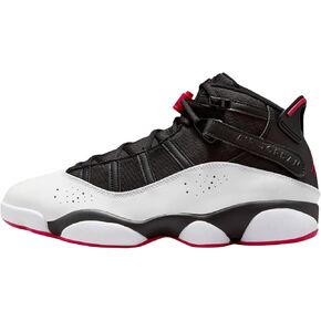 Nike Jordan 6 Rings Mens Shoes Size-12 Black/University Red-white
