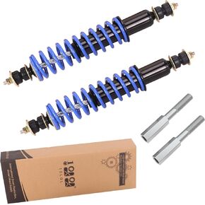 10L0L Golf Cart Front Rear Shock Absorber Set, Coil Over Heavy Duty Shock Absorber Bolt for EZGO Medalist/EZ GO TXT 1994+ Newer Gas or Electric Golf Cart Front Rear Shocks, Replaces OEM# 70630-G01 76