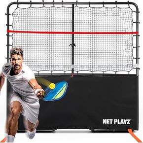 معدات تدريب شبكية للارتداد من Pickleball، زاوية قابلة للتعديل وإعداد سهل - مثالية لليدين الأمامية والخلفية وتنسيق دقة الضربات الهوائية والتحكم في المطبخ