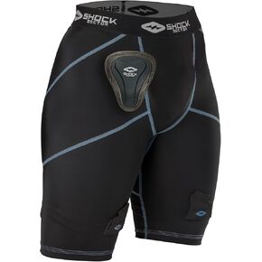 Women's Compression Hockey Short w/Pelvic Protector, Black