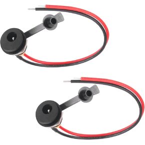 2pcs Hoverboard Charger Port Replacement for Jetson, Razor and Swagtron 6V and 12V Electric Scooters, Hoverboards, E-Bikes