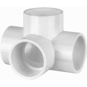 PVC- 4 way L/T 2" (Furniture Grade White)