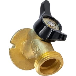 Midline Valve 69344Q Quarter Turn Sillcock Hose Bibb 1/2 in. Pex Inlet x 3/4 in. MHT Outlet, Cast Brass