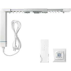 Smart Curtain Blind Motor WiFi Electric Remote Control Curtain Motor with DIY Tracks Alexa Echo Google Home Tuya WiFi Control Electric Stage Curtains (2.2M (86.6 inch))