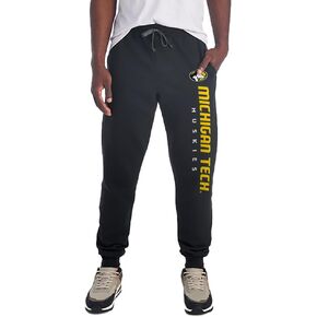 Officially Licensed Jogger Sweatpants Unisex for Men & Women with Pockets Collegiate Name Black Collection