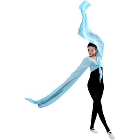 ZooBoo Dance Long Chiffon Sleeves - Peking Opera Stunts Dancing Practice Long Flowing Inner Sleeves